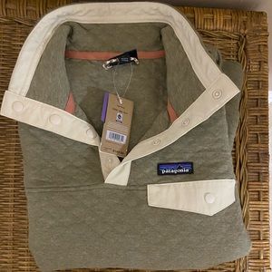 NWT Patagonia Cotton Quilt Snap-T Pullover Size S